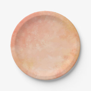 Assiettes En Carton Plaque à papier avec une conception d'aquarelle d