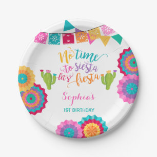 Assiettes En Carton Plaque à papier d'anniversaire de fiesta aucune