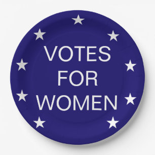 Assiettes En Carton Plaque à papier de 19ème suffragette d'amendemen