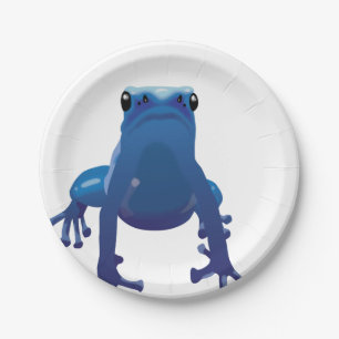 Assiettes En Carton Plaque à papier de grenouille de flèche