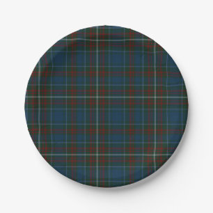 Assiettes En Carton Plaque à papier de plaid de tartan de clan de