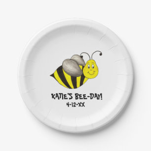 Assiettes En Carton Plaque Anniversaire personnalisée pour la fête des