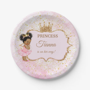 Assiettes En Carton Plaque baby shower princesse