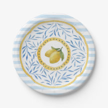 Plaque citron pour enfants Anniversaire