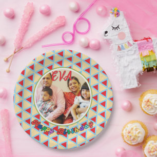Assiettes En Carton Plaque d’anniversaire personnalisée - Journée spéc