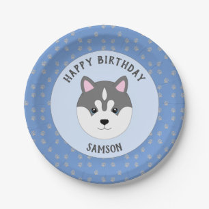 Assiettes En Carton Plaque d'anniversaire de marionnette personnalisée