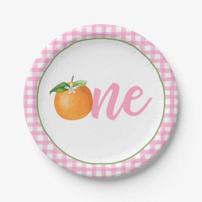 Assiettes En Carton Plaque d'anniversaire Little Cutie - Plaque d'anni (Devant)
