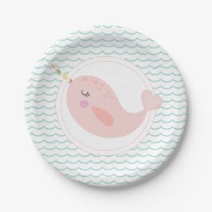 Assiettes En Carton Plaque d'anniversaire Pastel Mermaid