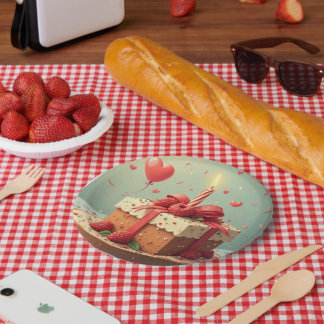 Assiettes En Carton Plaque de fête d'anniversaire