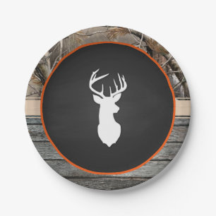 Assiettes En Carton Plaque de la fête des Cerfs - Garçon