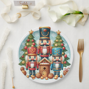 Assiettes En Carton Plaque de Noël