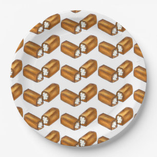 Assiettes En Carton Plaque de nourriture pour gâteaux à base de crème