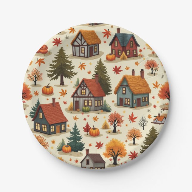 Assiettes En Carton Plaque de papier (Devant)