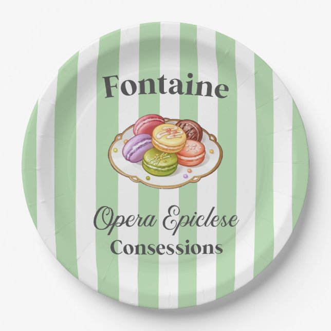 Assiettes En Carton Plaque de papier (Devant)