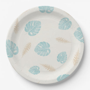 Assiettes En Carton Plaque de papier à motif floral