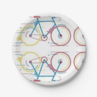 Assiettes En Carton Plaque de papier à vélos