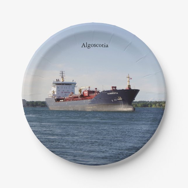 Assiettes En Carton Plaque de papier Algoscotia (Devant)