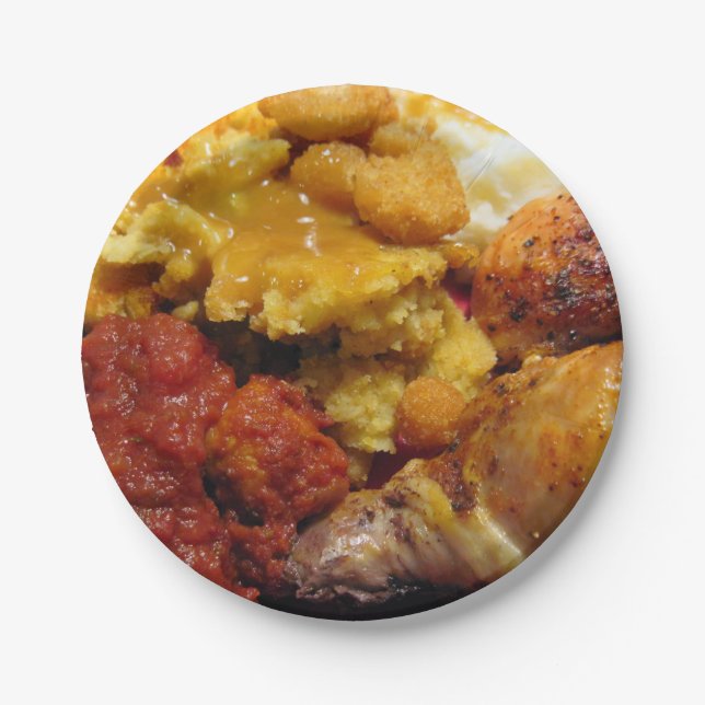 Assiettes En Carton Plaque de papier alimentaire (Devant)