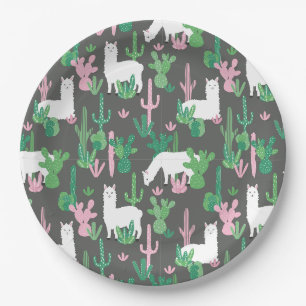 Assiettes En Carton Plaque de papier Alpaca/Llama