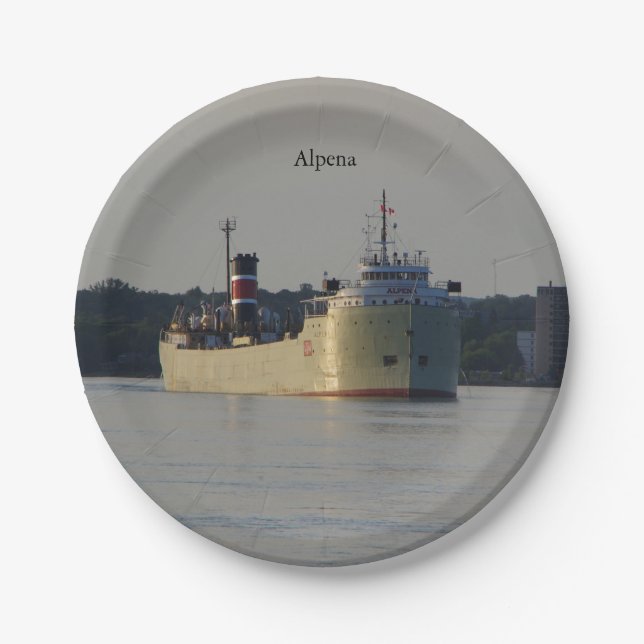 Assiettes En Carton Plaque de papier Alpena (Devant)