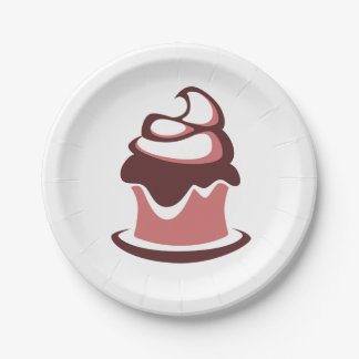 Assiettes En Carton Plaque de papier Anniversaire Fête Cupcake