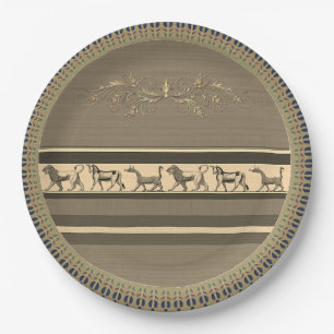 Assiettes En Carton Plaque de papier assyrienne