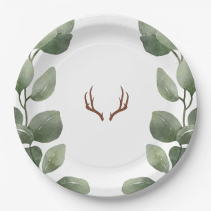 Assiettes En Carton Plaque de papier bois de cerf