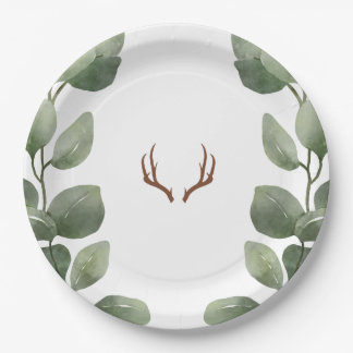 Assiettes En Carton Plaque de papier bois de cerf