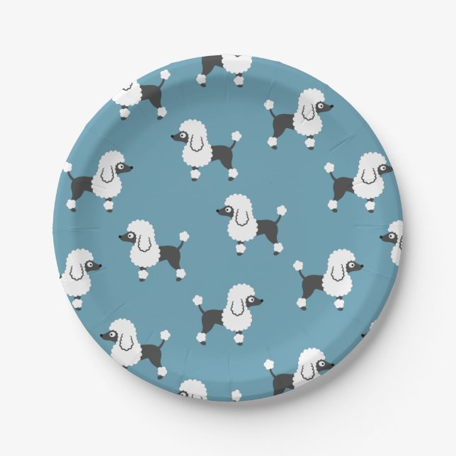 Assiettes En Carton Plaque de papier de caniche (Devant)