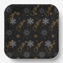 Assiettes En Carton Plaque de papier de Noël