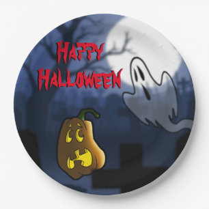 Assiettes En Carton Plaque de papier d'Halloween/Anniversaire
