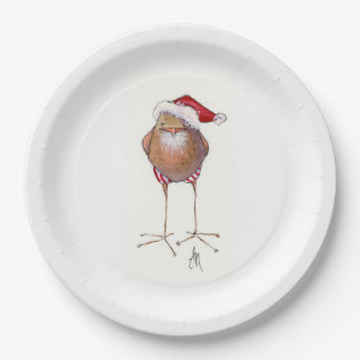 Assiettes En Carton PLAQUE DE PAPIER D'OISEAU père Noël