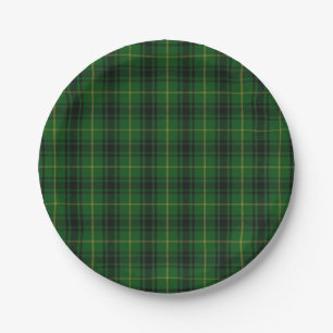 Assiettes En Carton Plaque de papier plaqué MacArthur Clan Tartan