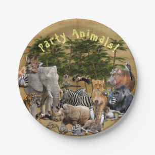Assiettes En Carton Plaque de papier pour animaux de fête