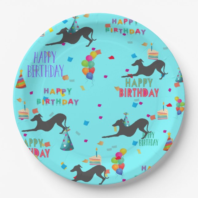 Assiettes En Carton Plaque de papier pour fête d'anniversaire italien  (Devant)