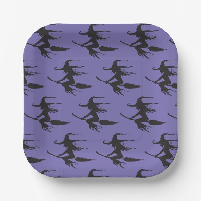 Assiettes En Carton Plaque de papier pour partie d'Halloween (Recto)