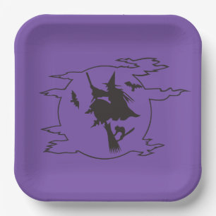 Assiettes En Carton Plaque de papier pour partie d'Halloween
