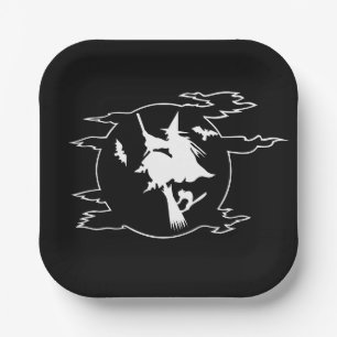 Assiettes En Carton Plaque de papier pour partie d'Halloween