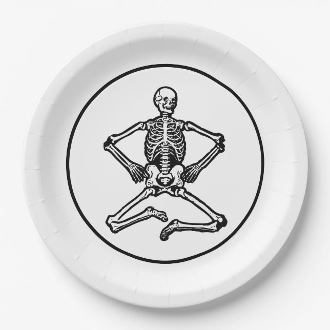 Assiettes En Carton Plaque de papier pour partie d'Halloween (Devant)