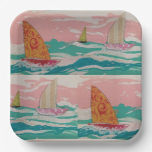 Assiettes En Carton Plaque de papier pour voilier