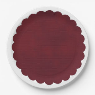 Assiettes En Carton Plaque de papier rond de 9 po