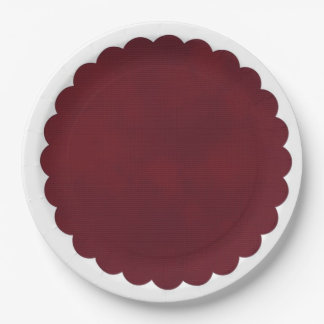 Assiettes En Carton Plaque de papier rond de 9 po