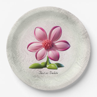 Assiettes En Carton Plaque de papier rose