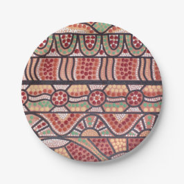 Assiettes En Carton Plaque de papier rouge Voyage