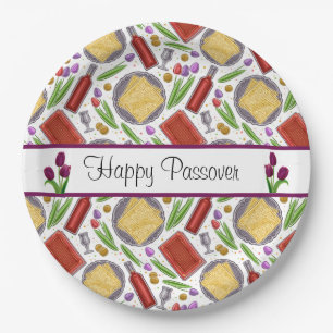 Assiettes En Carton Plaque de papier Spring Passover