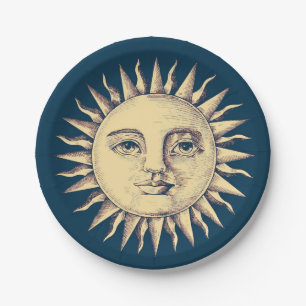 Assiettes En Carton Plaque de papier Sun