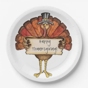 Assiettes En Carton Plaque de papier Thanksgiving