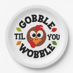 Assiettes En Carton Plaque de papier Thanksgiving