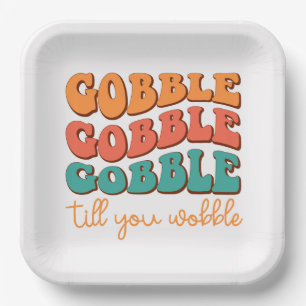 Assiettes En Carton Plaque de papier Thanksgiving