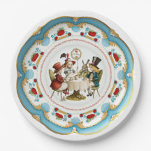 Plaque de Tea Party - Alice au pays des merveilles